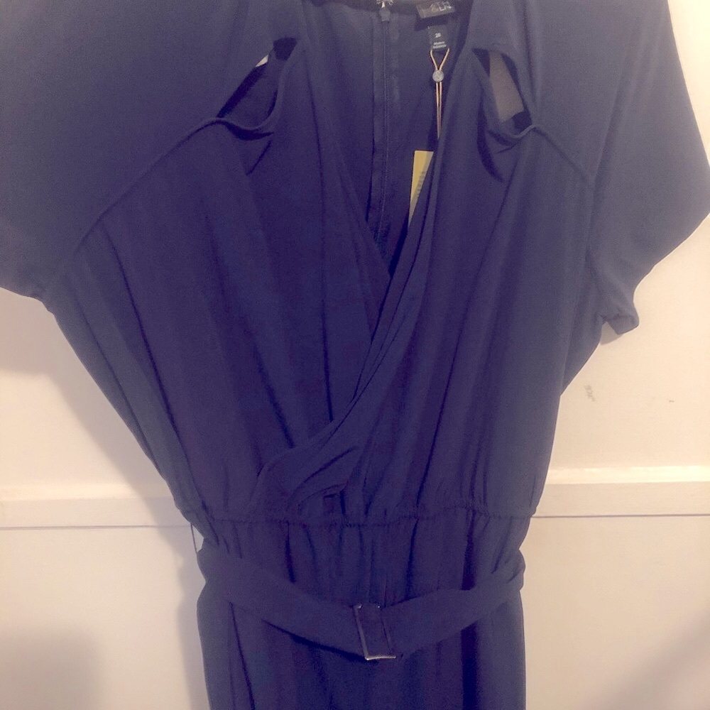 Plus Size Navy Blue Jumper